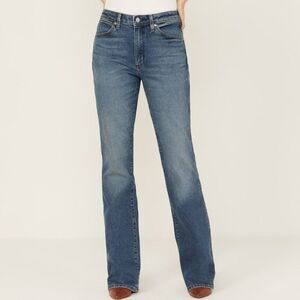 Wrangler Westward 626 High Rise Boot Bootcut Jeans Dark Wash Blue Size 33x30